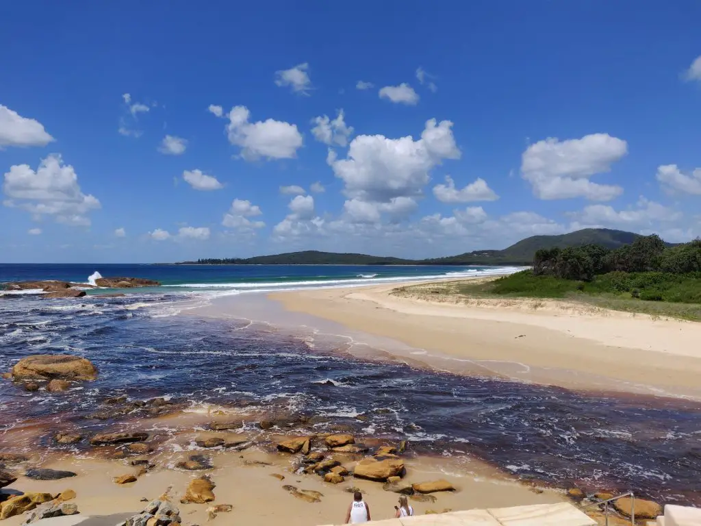 South West Rocks from the Surf Life Saving Club