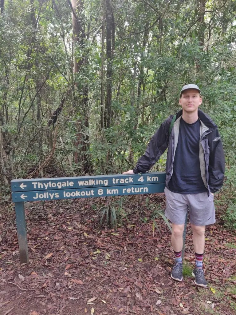 Thylogale Track sign Brisbane